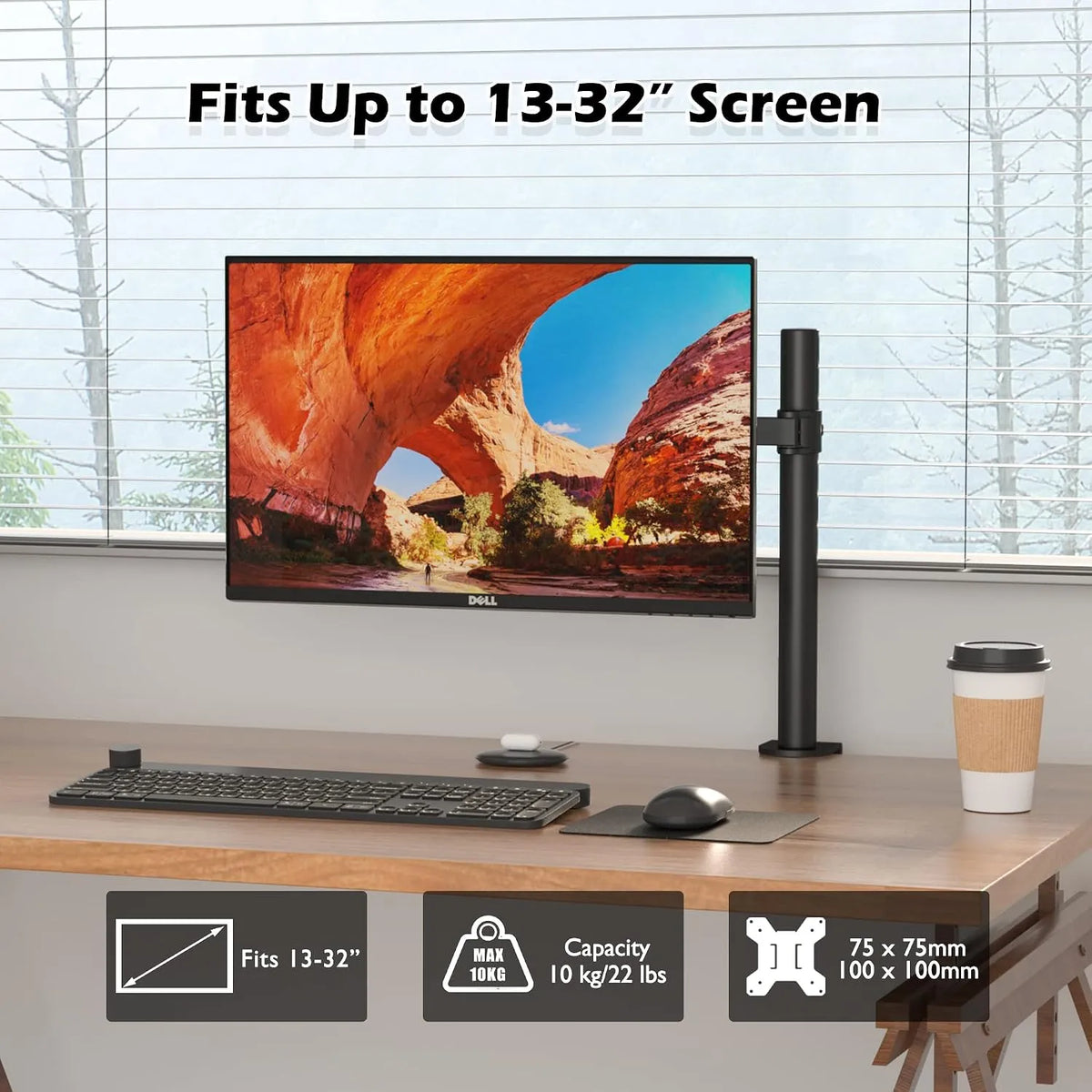 BONTEC Namizni Nosilec Za Monitor 13”-32”