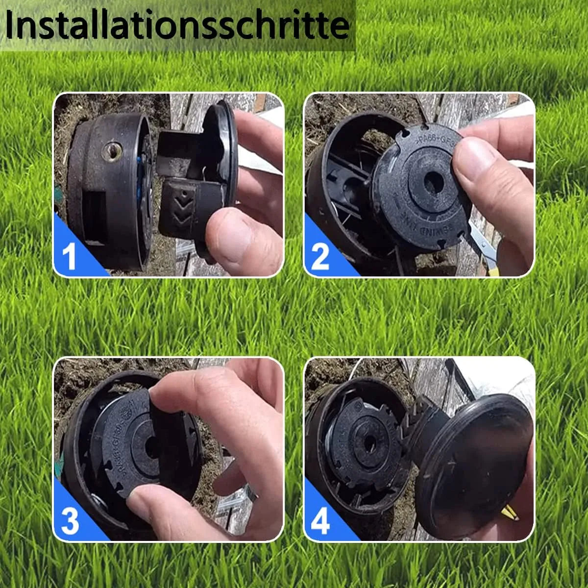 Bosch Nadomestne Kosilne Nitke s Pokrovi 8 Kosov