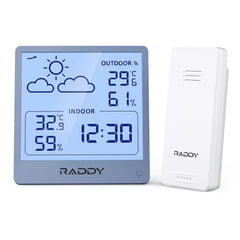 Brezžična Vremenska Postaja Termometer Higrometer 12.7 cm