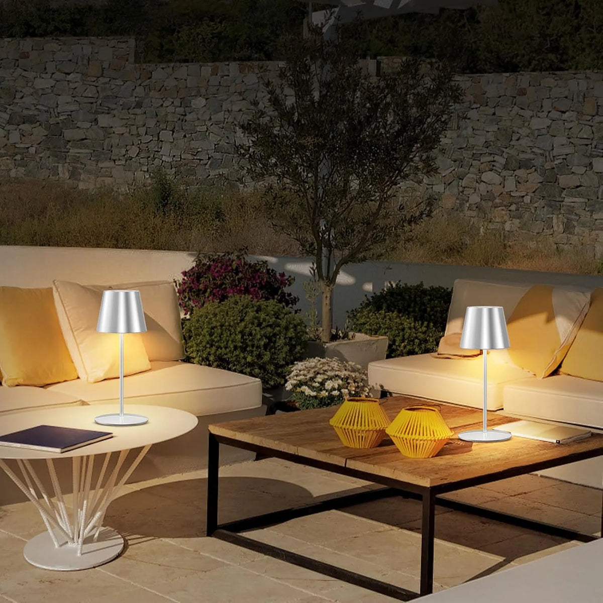 Brezžična Zatemnilna LED Namizna Svetilka 12 x 12 x 35 cm