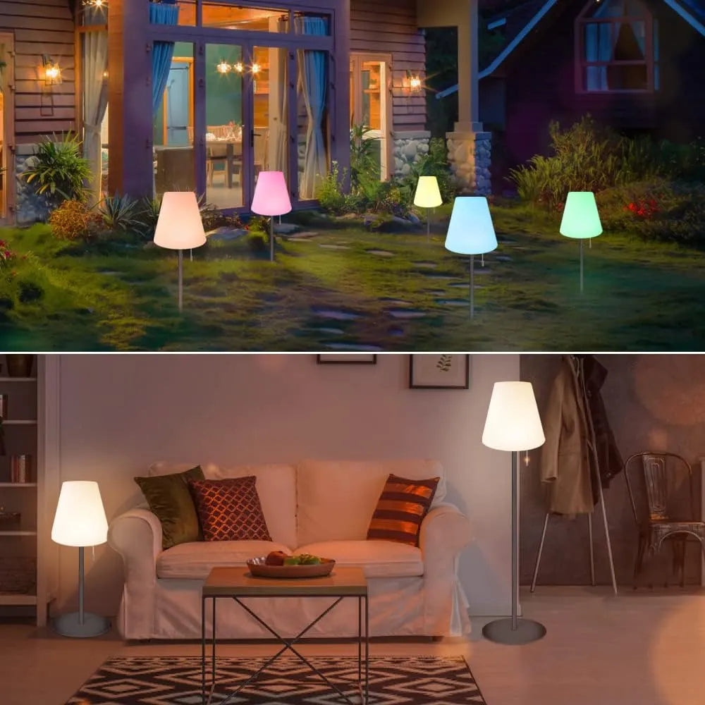 Brezžična Zunanja Stoječa LED Svetilka RGBW 98,5 cm