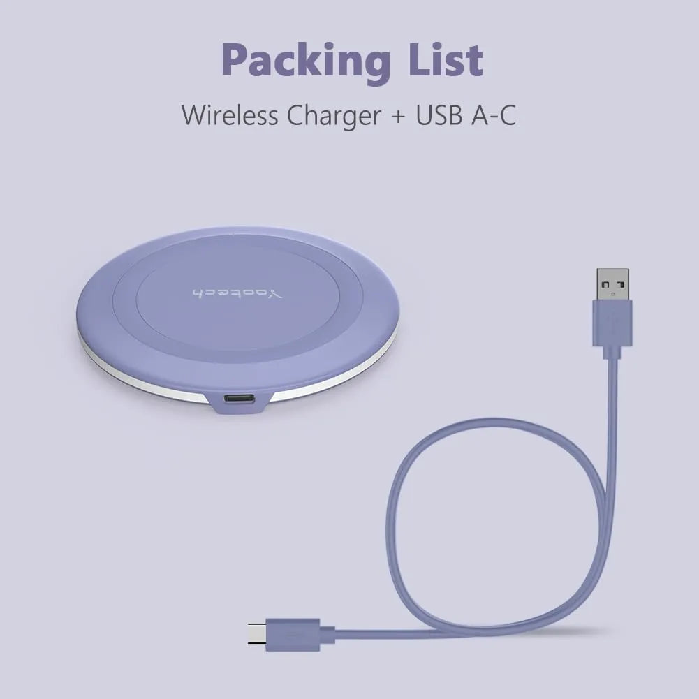 Brezžični polnilnik 10 W s kablom USB-C
