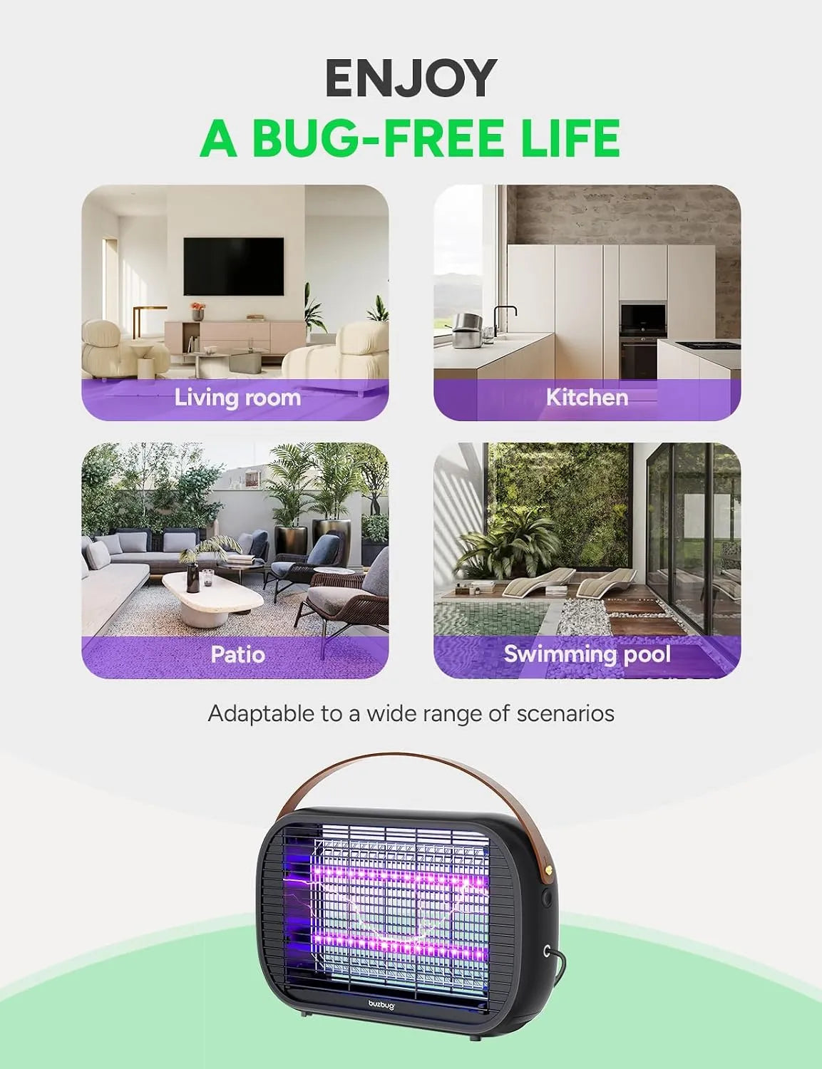 Buzbug Električni Lovilec Mrčesa 1 Kos