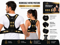 CLEAL.FIT Korektor Telesne Drže za Hrbet 1 Kos