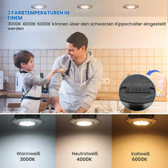 cloksh Vgradne LED Luči 5W IP44 230V B0DG97X3VN