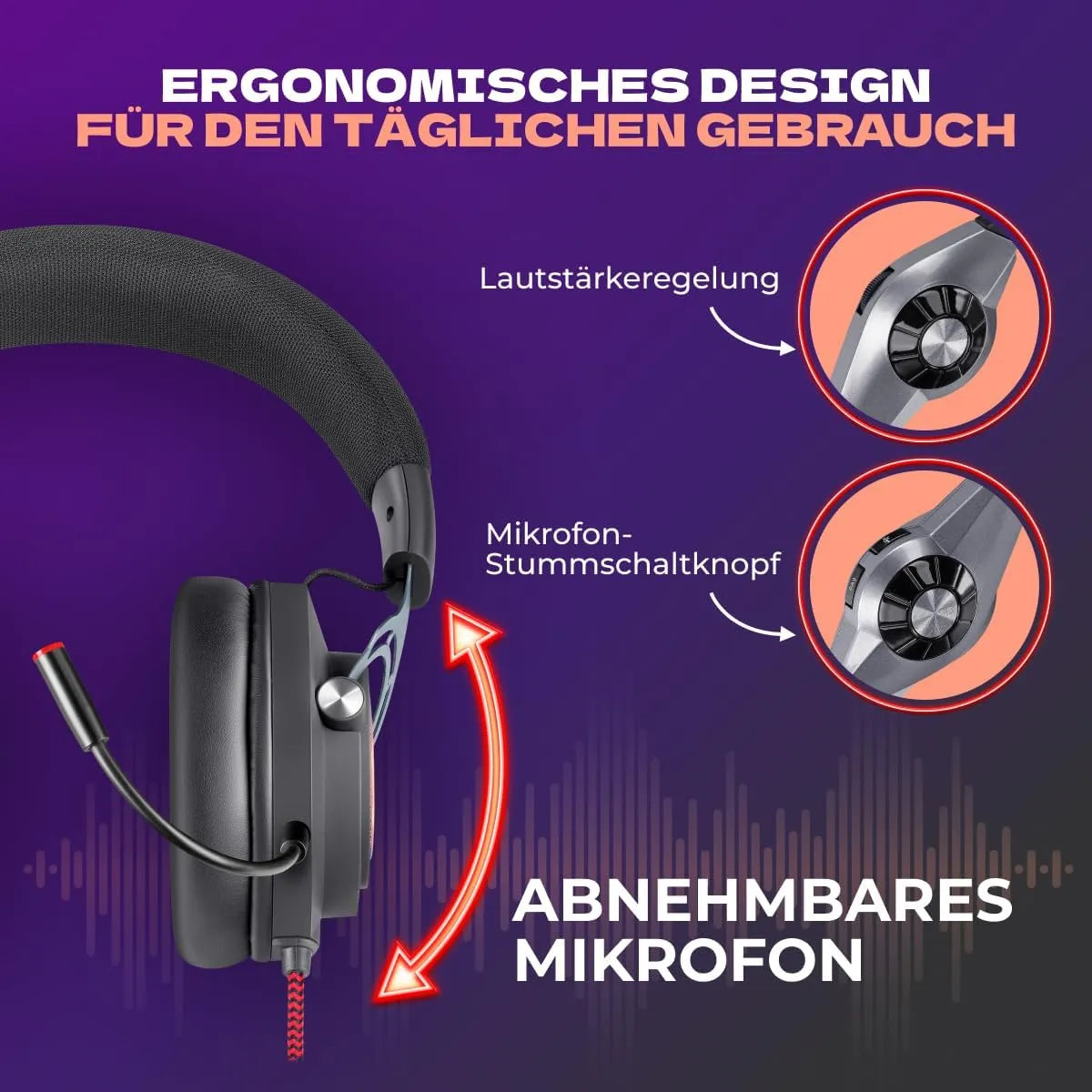 Defender Igralne Slušalke z Mikrofonom 1 Kos