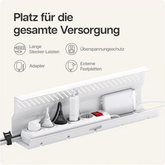 Desktronic Kanal za Kable za Pisalno Mizo 2 Kosa