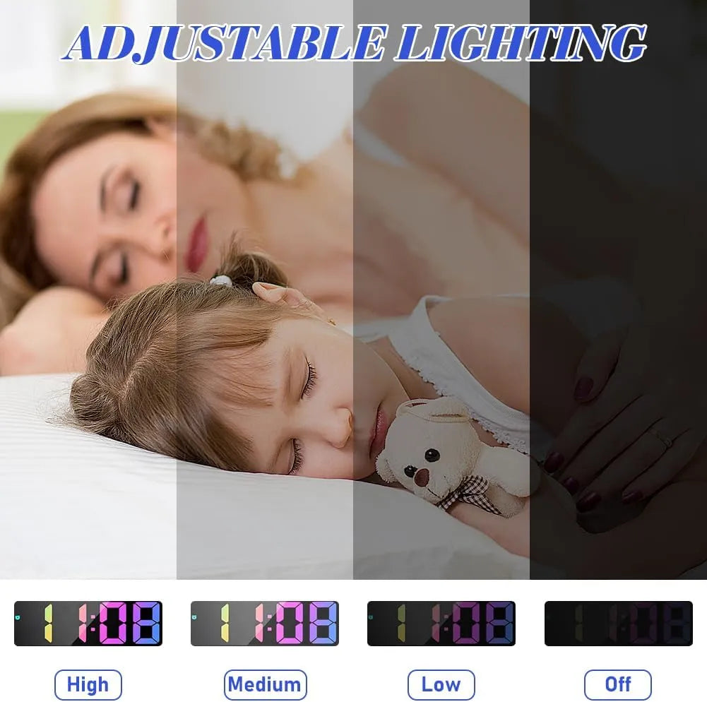 Digitalna LED Budilka 16 x 6 x 2.5 cm