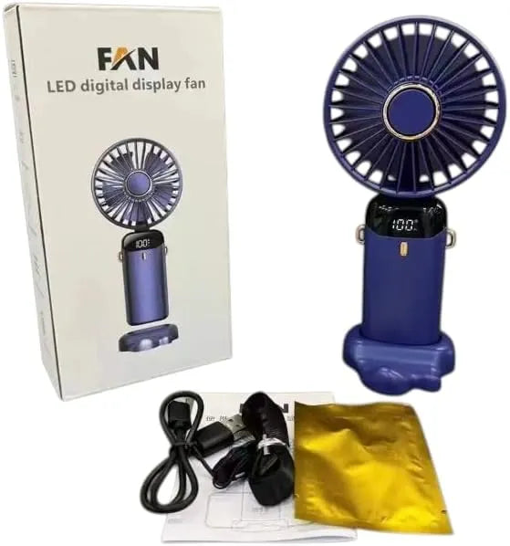 Duradeals Prenosni Ročni Ventilator 18,8 x 4,7 x 9 cm