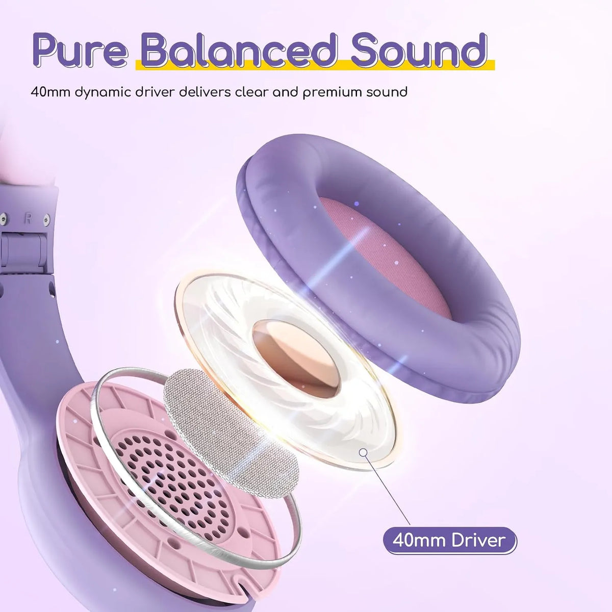 EarFun Otroške Žične Slušalke z Mikrofonom 1 Kos