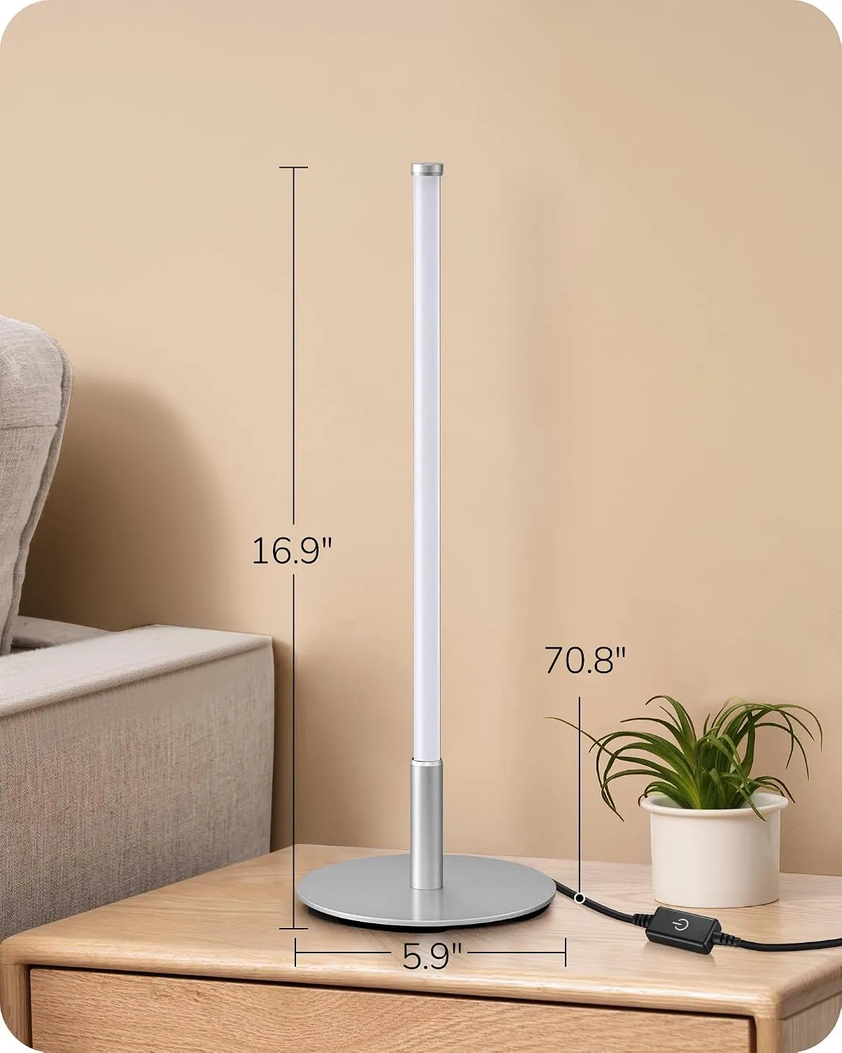 EDISHINE Namizna LED Svetilka 42.9 cm