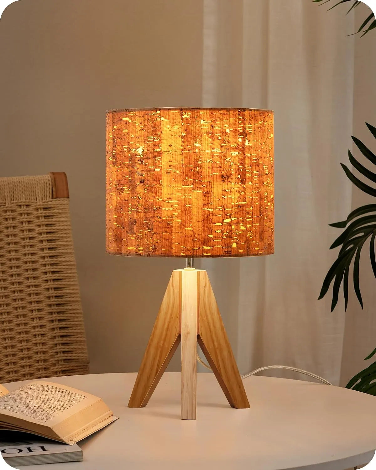 EDISHINE Nočna Namizna Svetilka 20 x 20 x 36 cm
