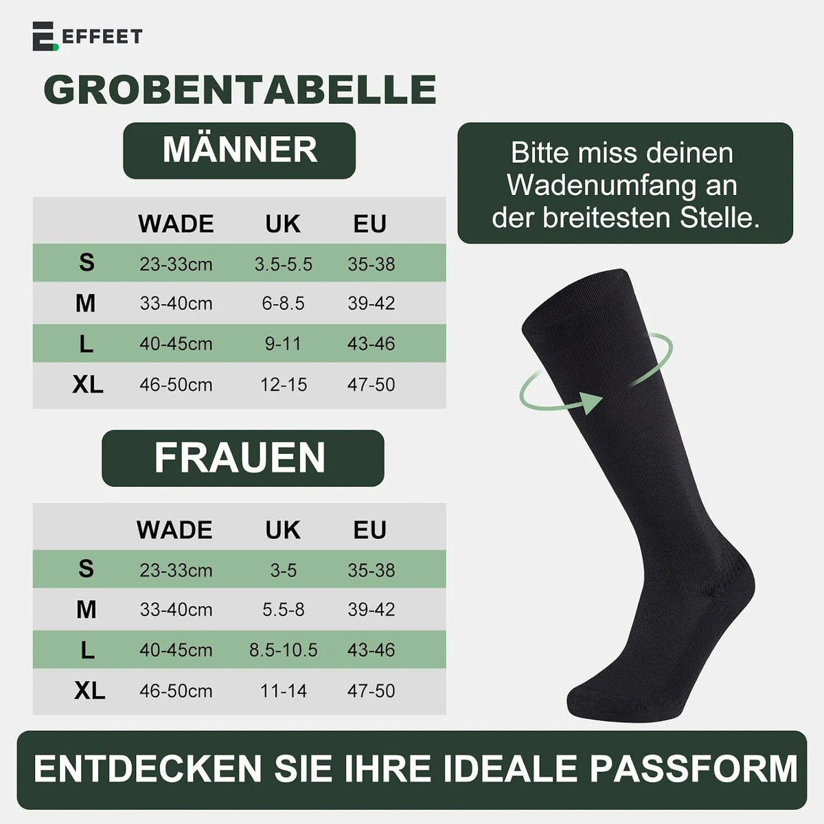 Effeet Kompresijske Nogavice 2 Para