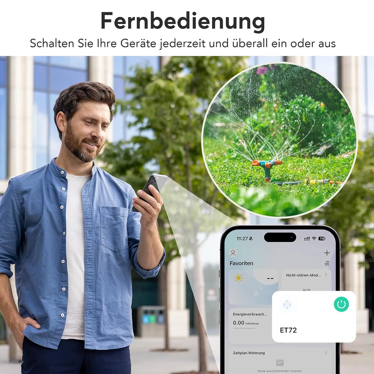 Eightree Zunanja Pametna WiFi Vtičnica