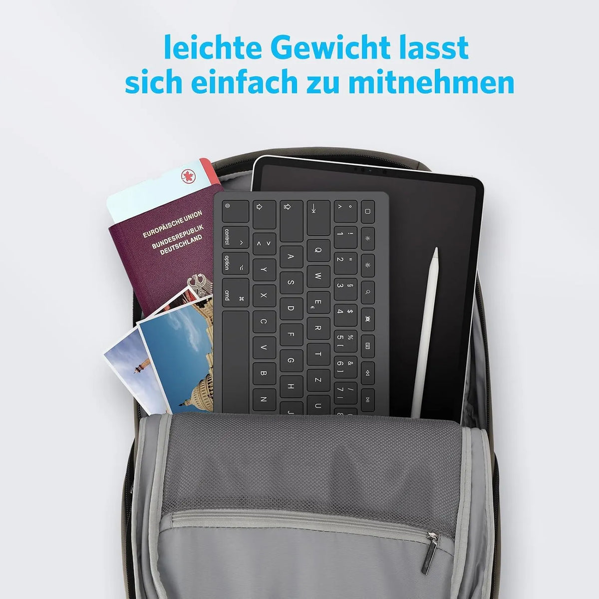 Emetok Brezžična Bluetooth Tipkovnica za iPad in iPhone