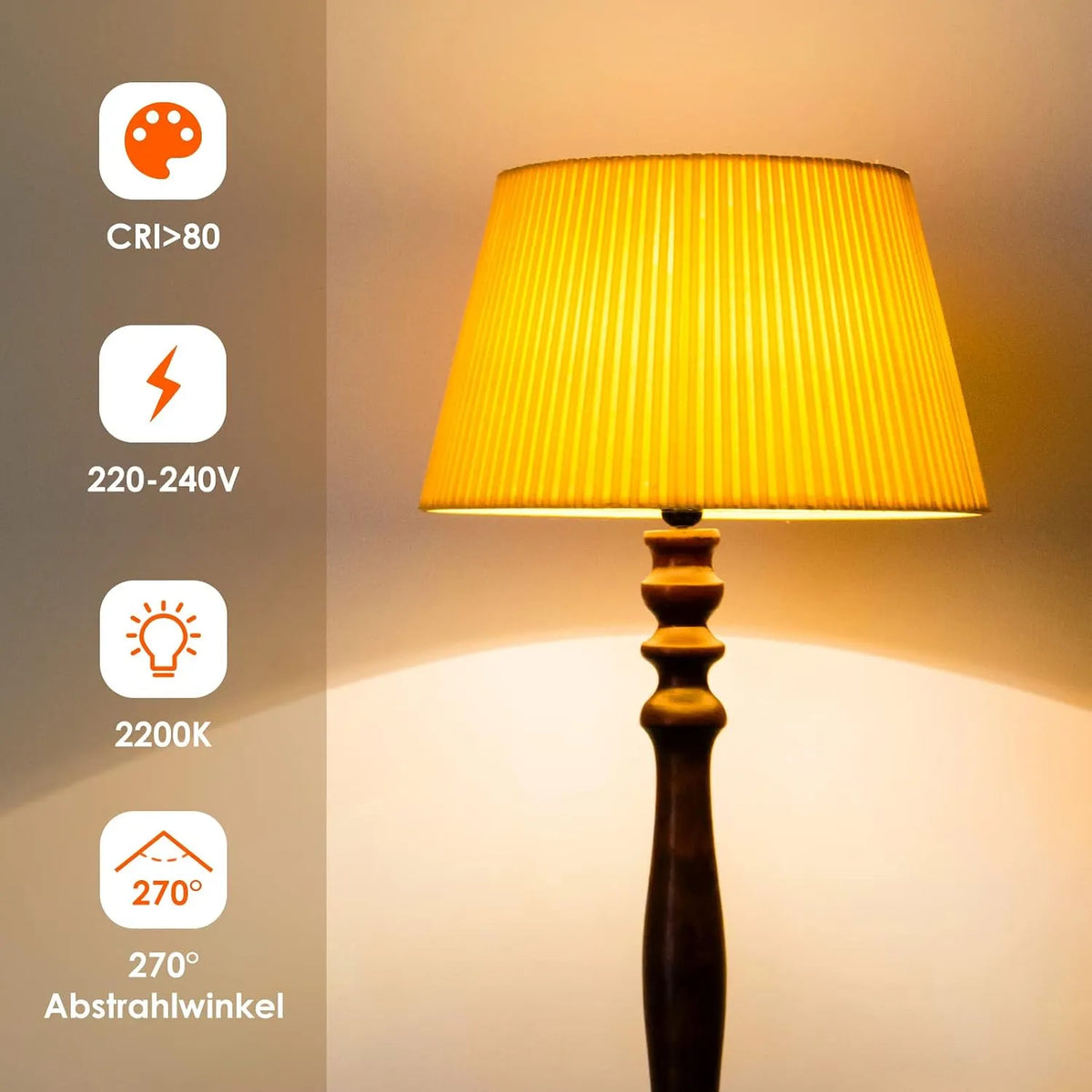 Eslas Vintage LED Sijalka E27 8 W 6 Kosov