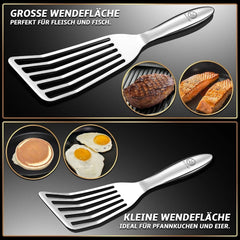 Everyday Easy Inc. Set Kuhinjskih Lopatic iz Nerjavečega Jekla 2 Kosa