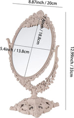 Feyarl Ovalno Namizno Ogledalo za Ličenje 20 x 33 cm
