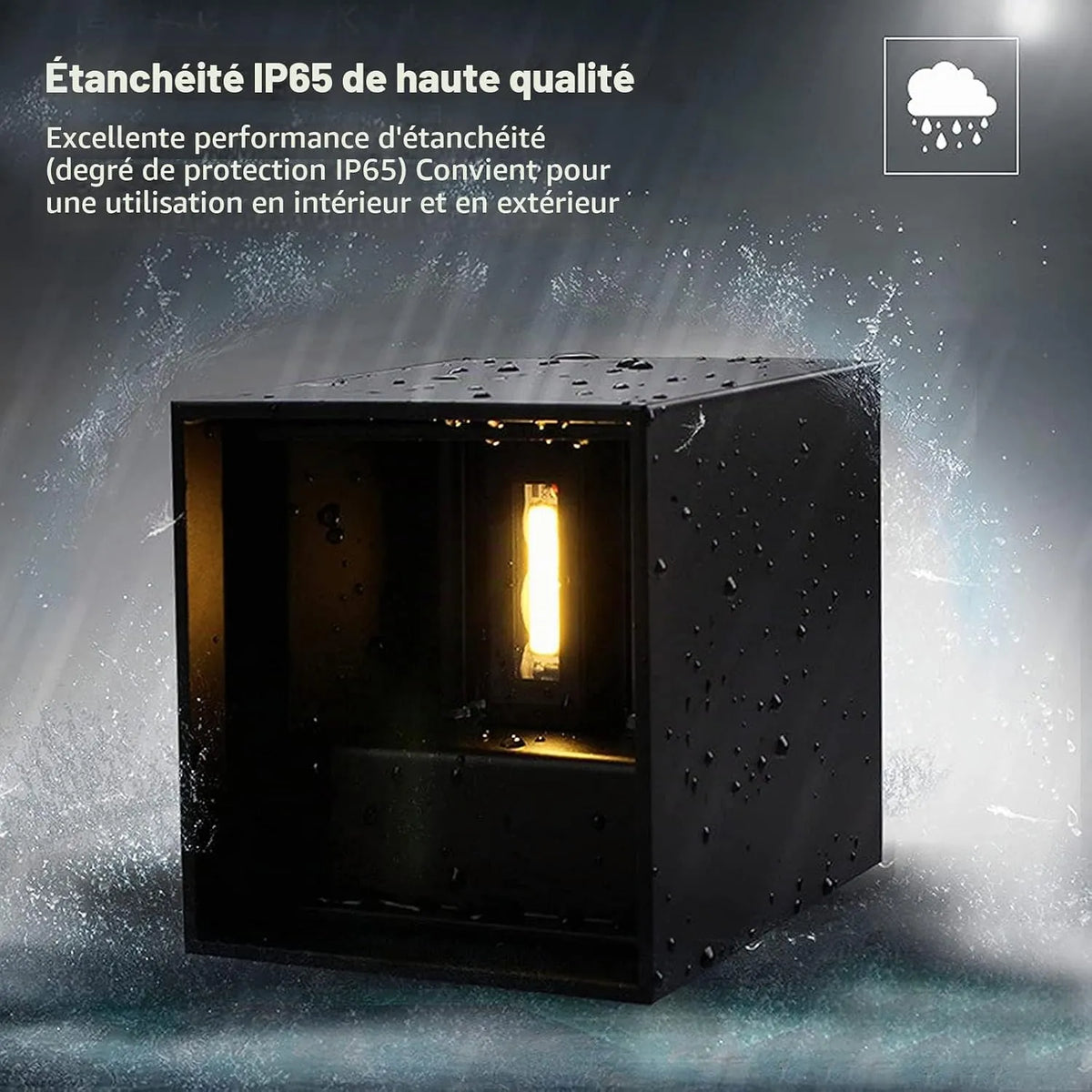 FPDS Zidna LED Svetilka 10 x 10 x 10 cm