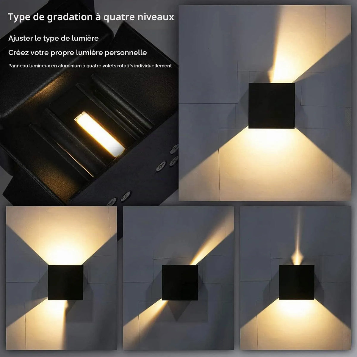 FPDS Zidna LED Svetilka 10 x 10 x 10 cm