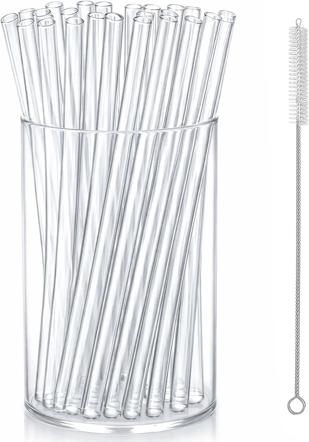 Franklyn Services LLC Steklene Slamice 21,5 cm, 20 Kosov