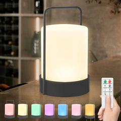 GGNOO Zunanja Brezžična LED Namizna Svetilka 12 x 12 x 20 cm