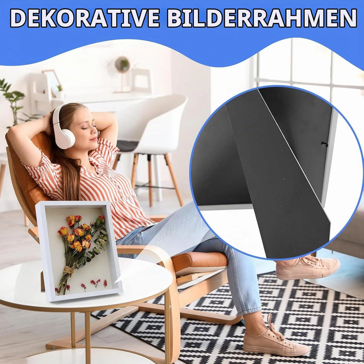 Globoki 3D Okvir za Slike A4 21 x 29,7 cm