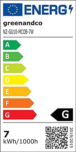 greenandco LED Sijalka GU10 7W 1 Kos