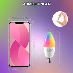 GY Pametna LED Sijalka E14 RGB 6 Kosov