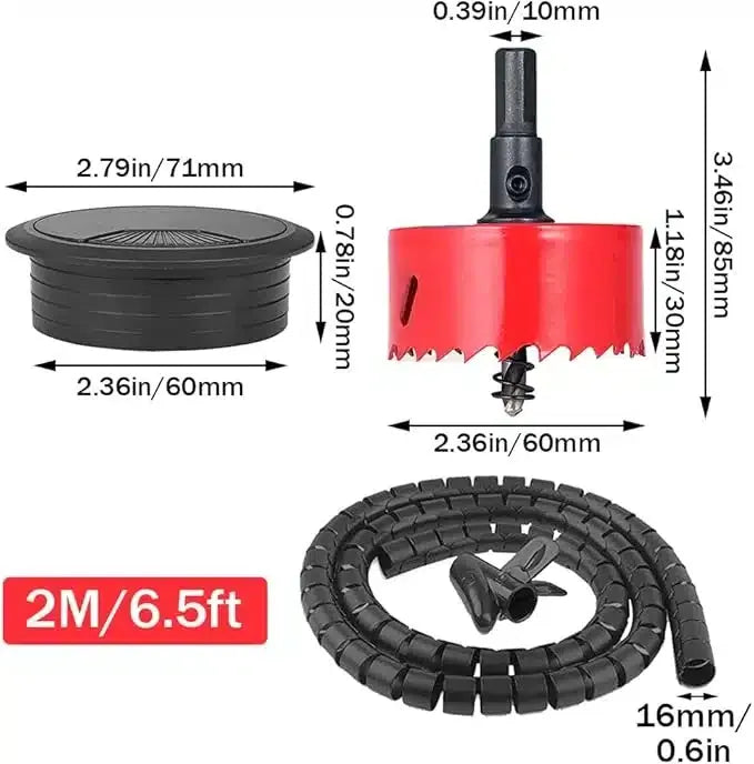 HBSTK Kabelske Uvodnice z Luknjačem 60 mm 10 Kosov