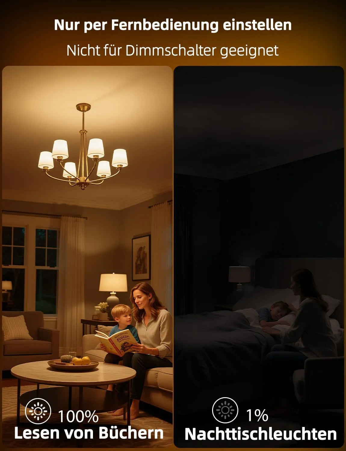 HEKEE LED Žarnica E14 RGBW 5W 4 Kosi