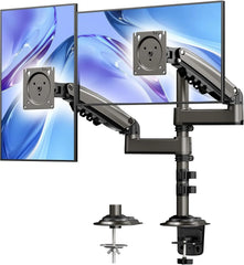 HUANUO Dvojno Namizno Držalo za Monitorje 33–81 cm