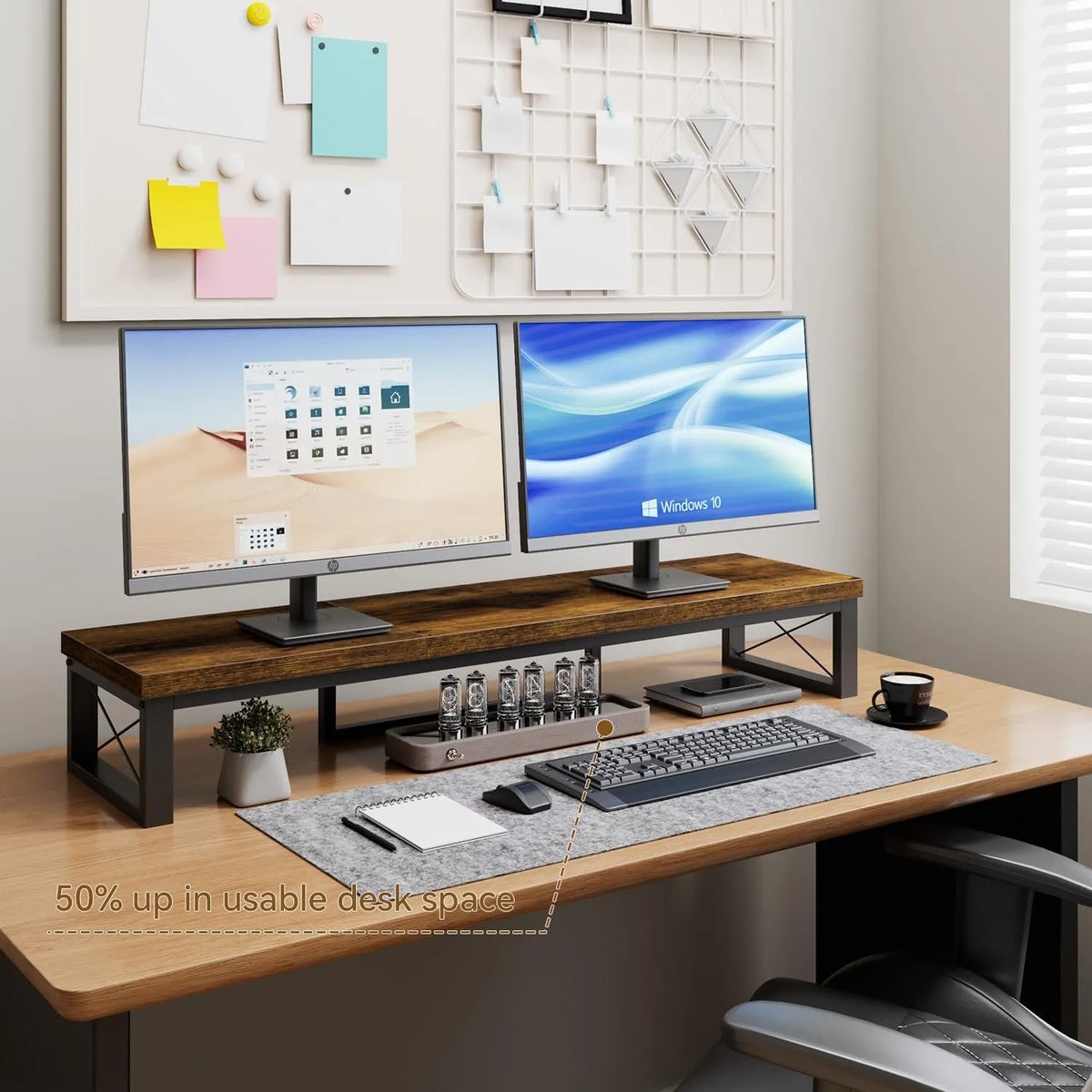 IBUYKE Dvojno Stojalo za Monitor 97 cm