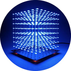 iCubeSmart 3D LED Kocka DIY Komplet za Spajkanje 18 x 18,5 x 20 cm