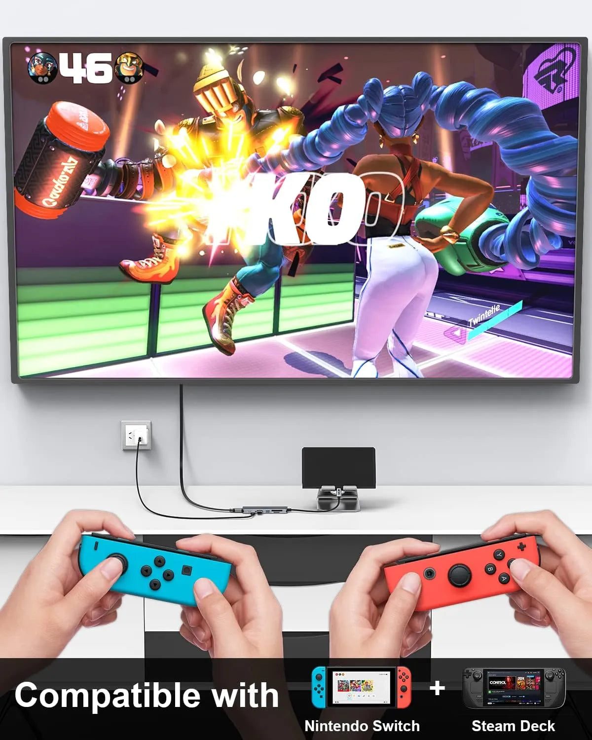 ICZI USB C Hub Razdelilnik 6v1 1 Kos