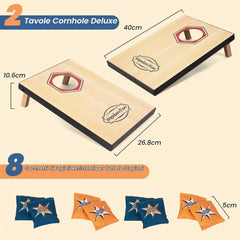 Igra Cornhole za Zunaj 40x27x3 cm 10 Kosov