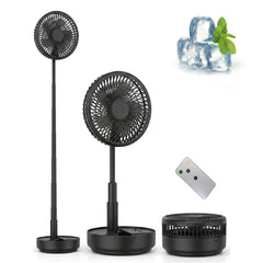 PRIMEVOLVE Rotacijski polnilni USB ventilator z daljincem