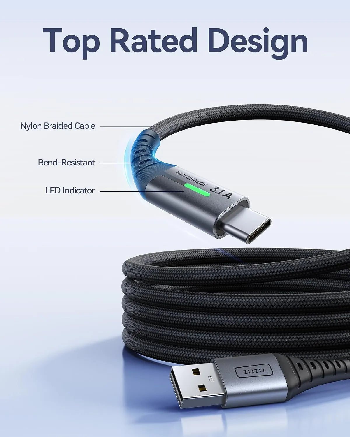 INIU Polnilni Kabel USB-A v USB-C
