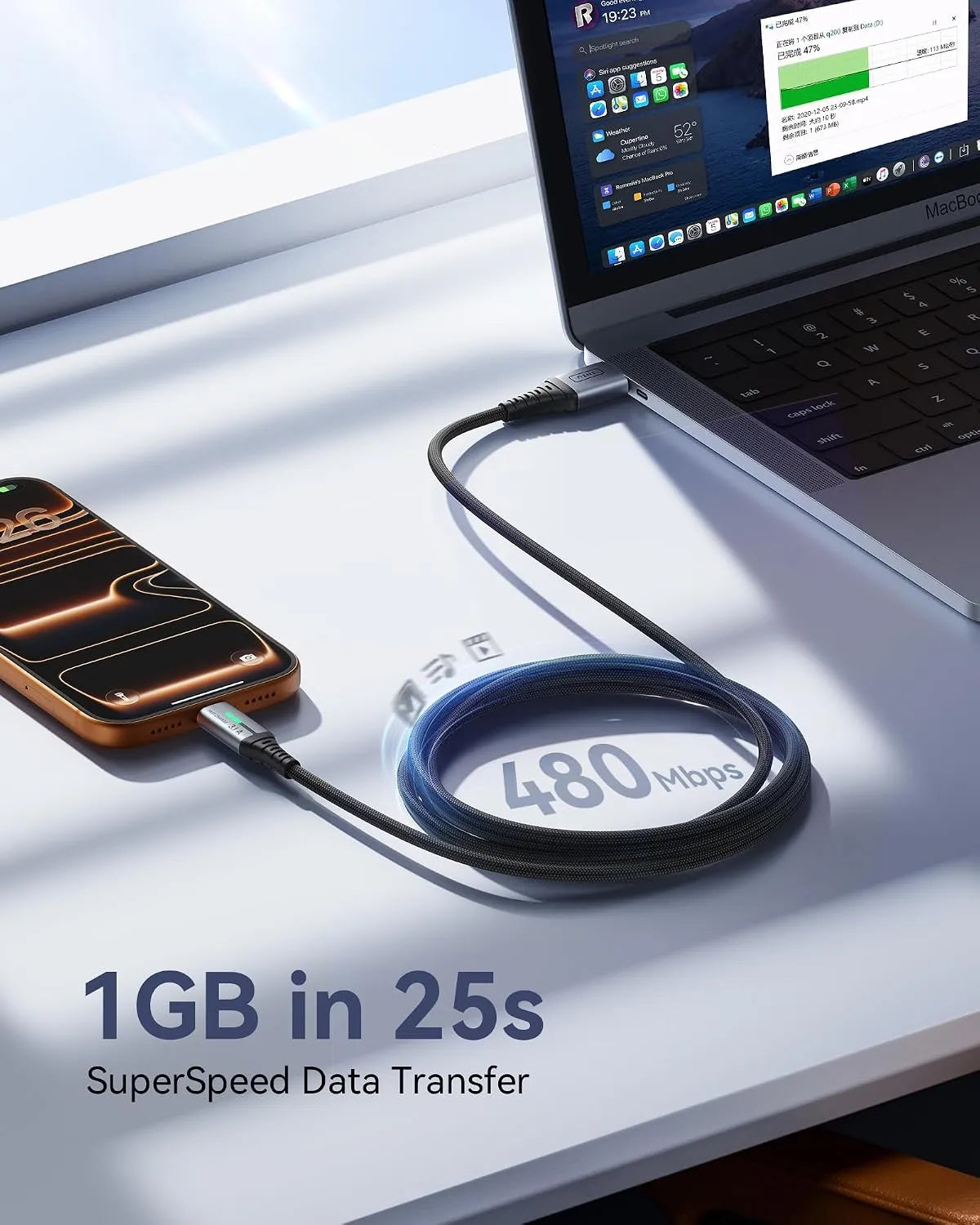 INIU Polnilni Kabel USB-A v USB-C
