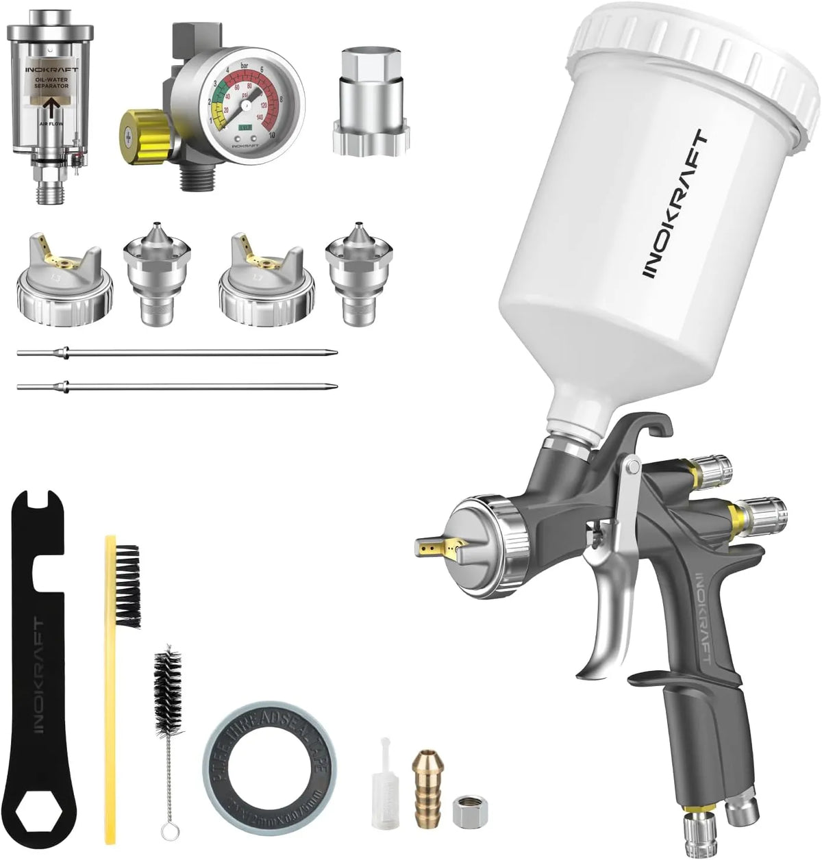 InoKraft Pnevmatska Pištola Za Barvanje 600 ml