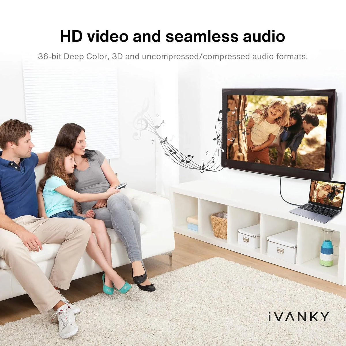 IVANKY Kabel Mini DisplayPort na HDMI 2 m