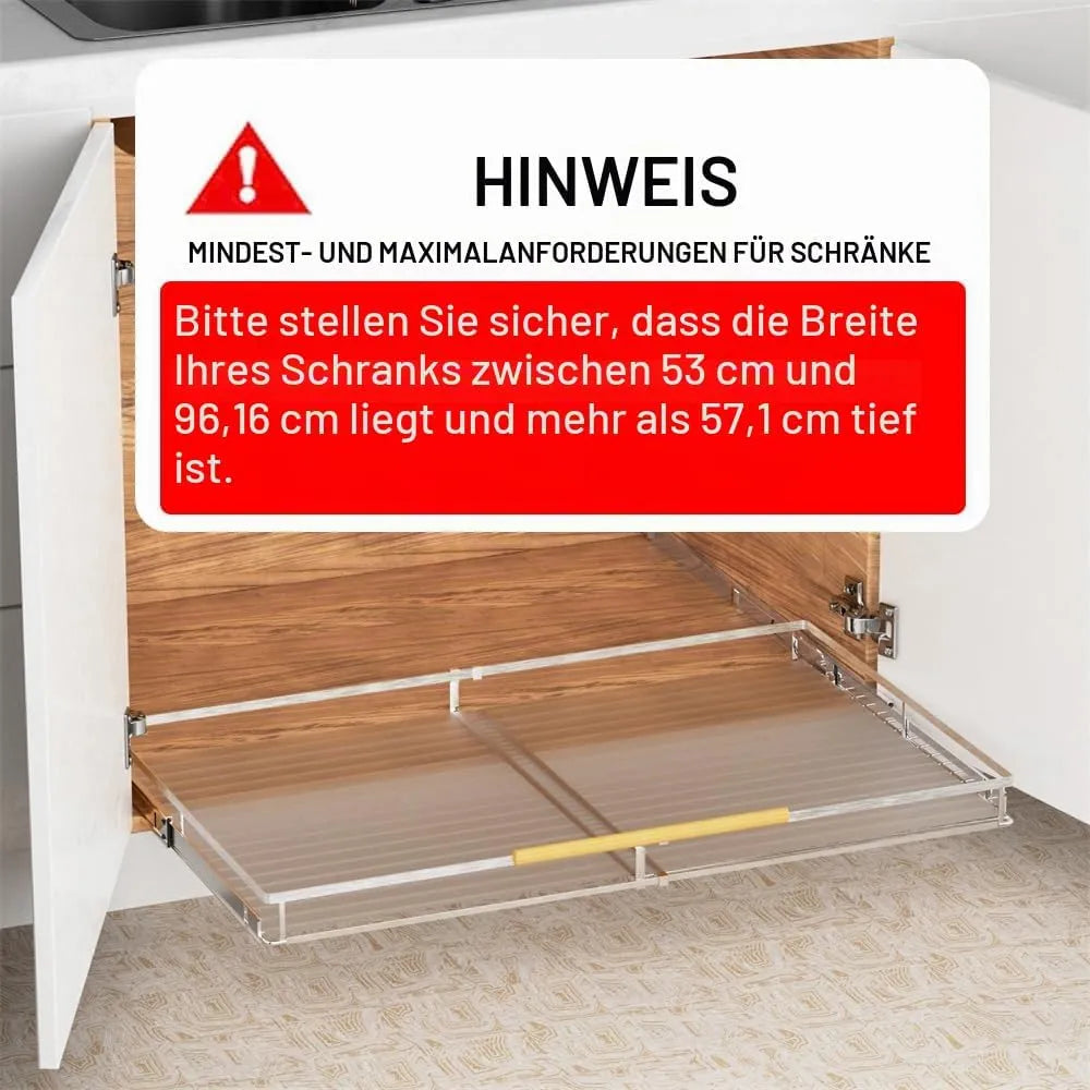 Izvlečni Organizator za Omare Raztegljiv 52–96 cm 3 Kosi