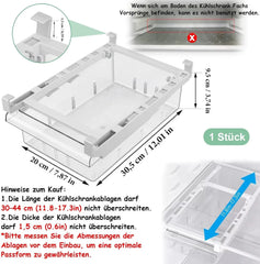 Izvlečni Predal Za Hladilnik 30,5 x 20 x 9,5 cm