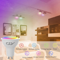 Jingying Pametna LED Sijalka GU10 RGBCW WiFi 6 Kosov