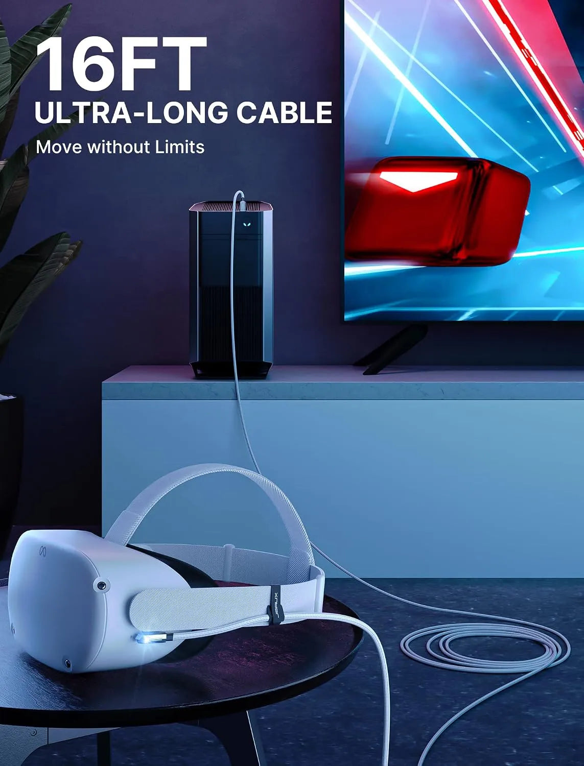 JSAUX Povezovalni Kabel za VR Očala 5 m