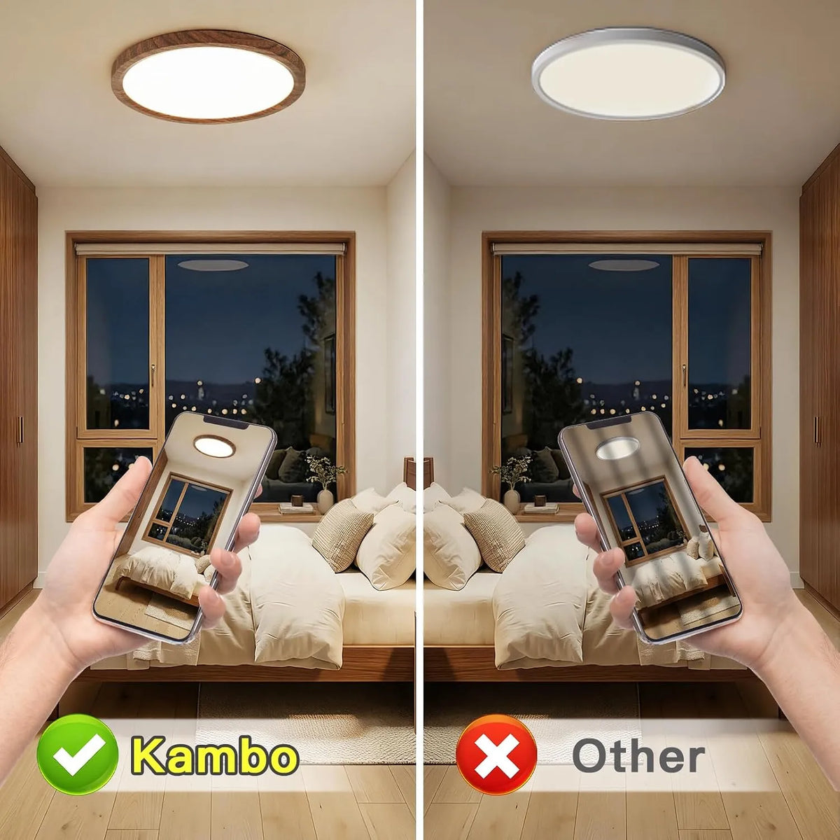 Kambo LED Stropna Svetilka Premer 30 cm
