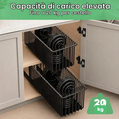 KEXIBO Izvlečni Predal za Omaro 41 x 15,3 x 16 cm KEXIBO-LB