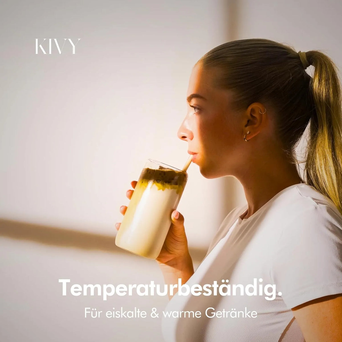 KIVY 4-delni Set Kozarcev s Slamicami 450 ml B0CVXZGDHY
