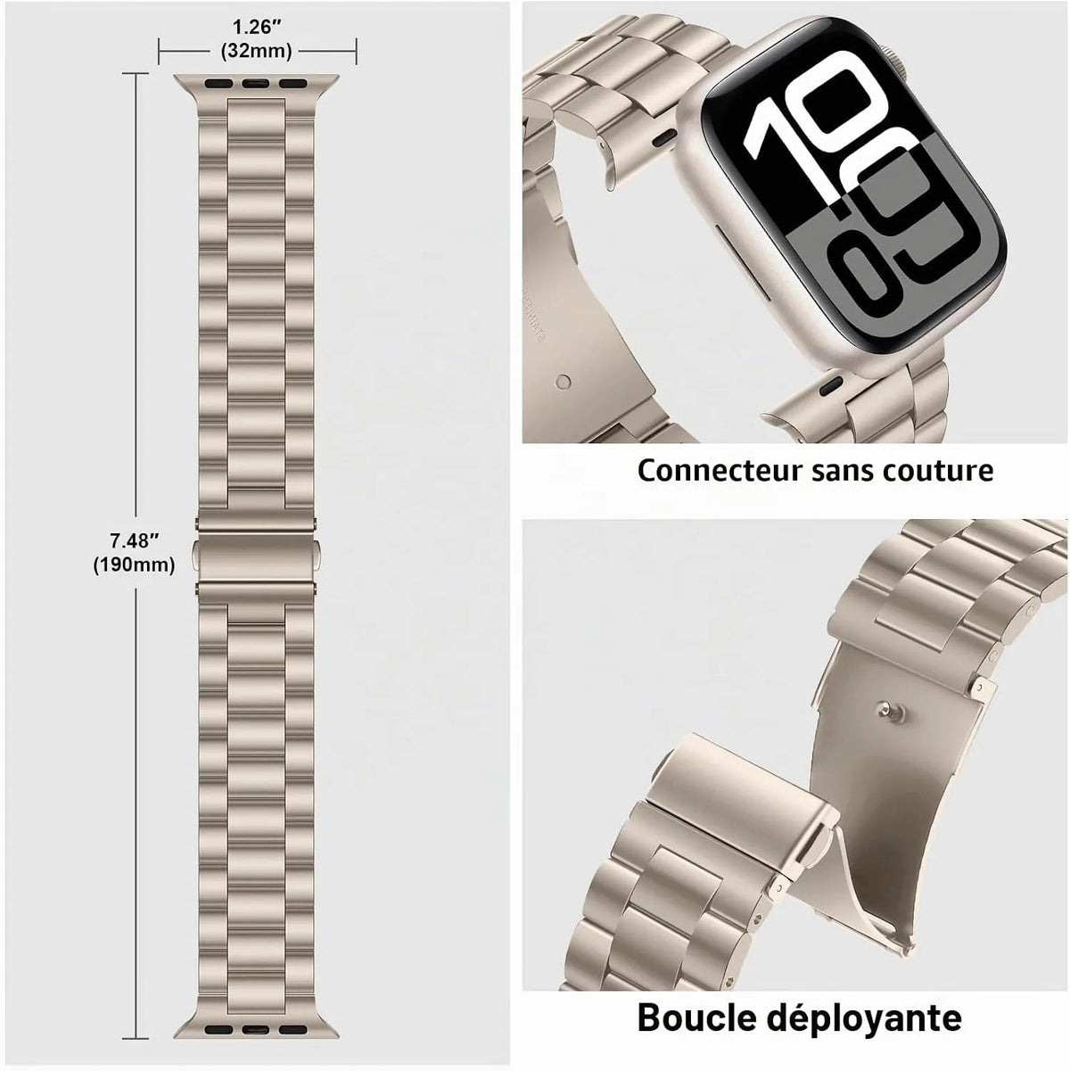 Kovinski Pasek za Apple Watch 38-49 mm