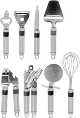 Kuhinjski Pripomočki Set z Letvijo 9 Kosov 50 cm